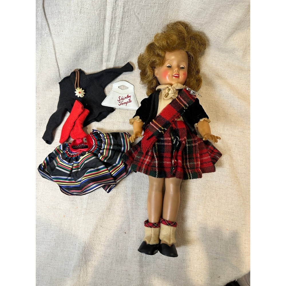 Vintage 1950's 12" Shirley Temple Doll by Ideal